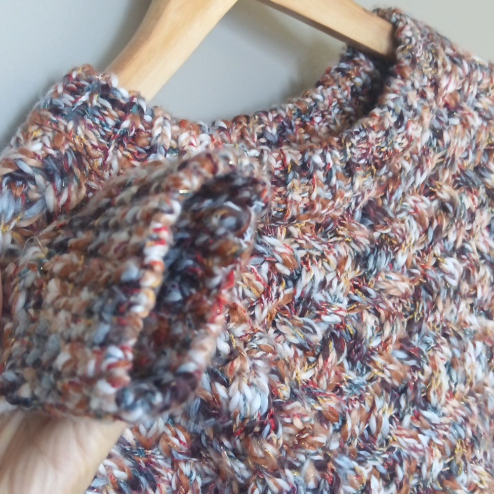 PtP 20" H&M Multicolor Chunky Knit Sweater - Picture 7 of 14